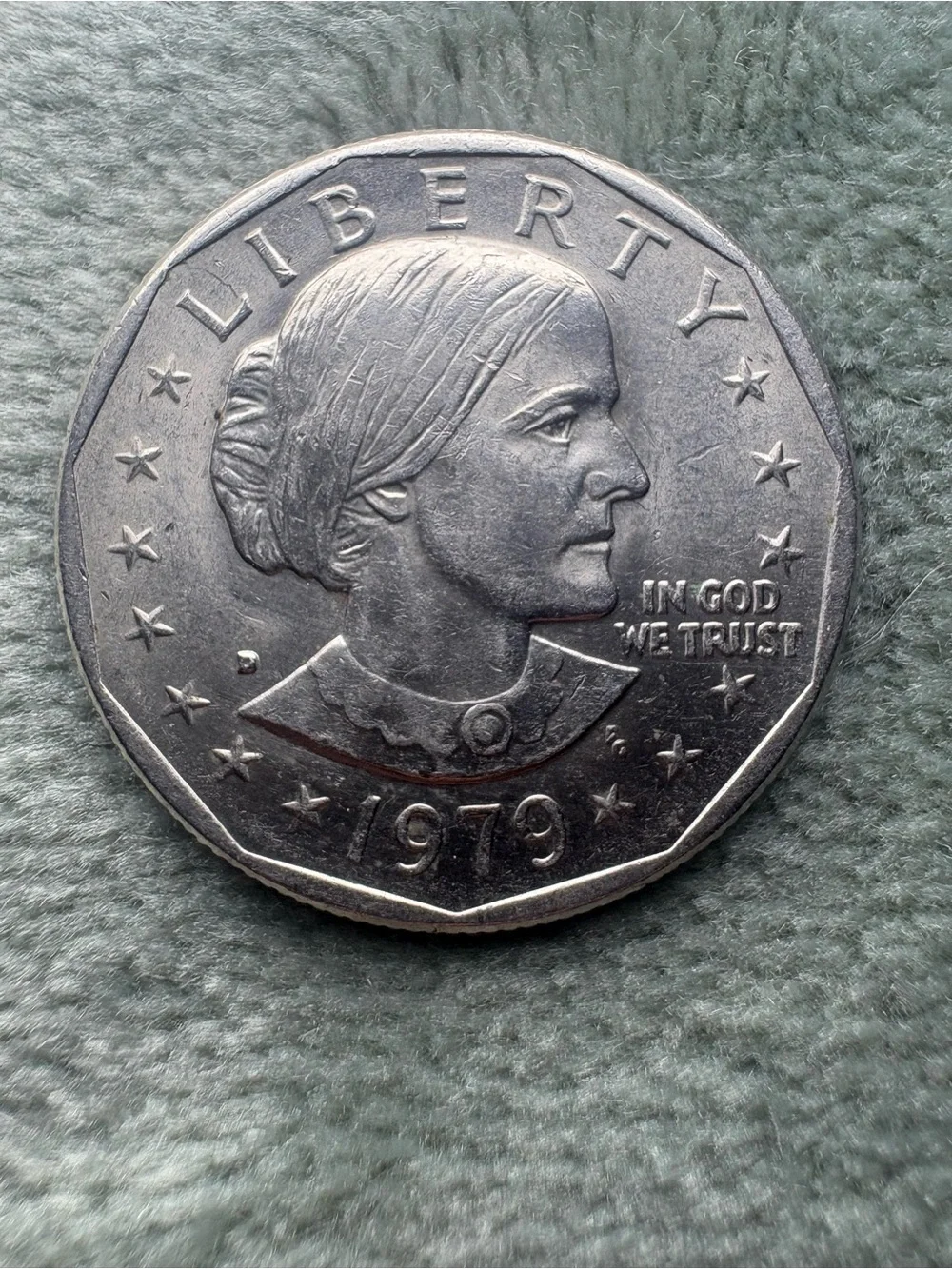 1977 Eisenhower 1979 Susan B Anthony & 2009 John Tyler Dollar Coin Lot